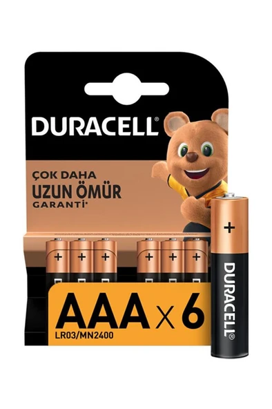 Nessiworld  Duracell 6Lı AA Kalem Pil - 1