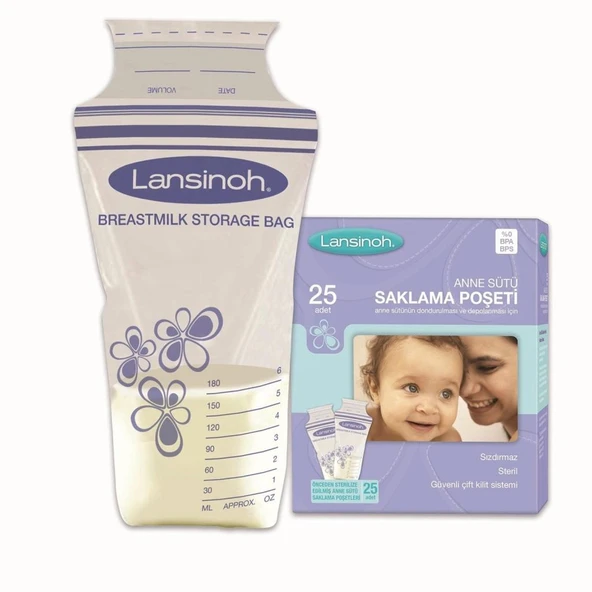 Nessiworld Anne Sütü Saklama Poşeti 25 Adet