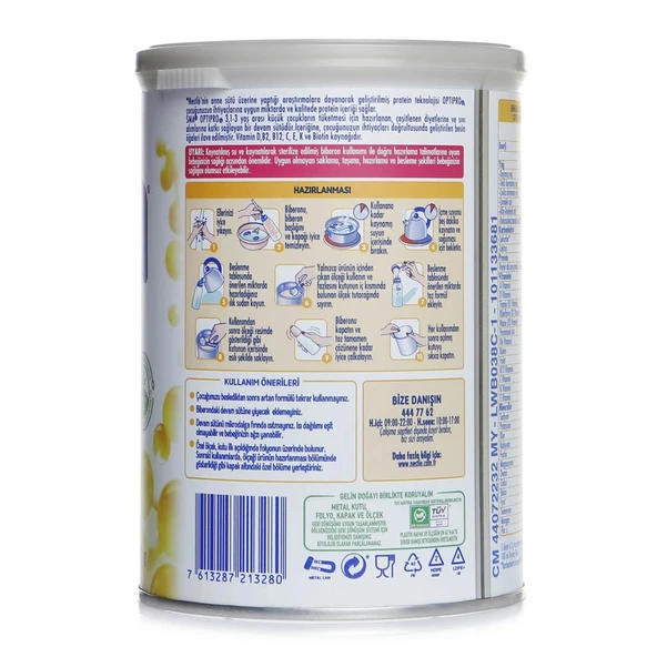 Nessiworld  SMA Optipro Probiyotik 3 Bebek Devam Sütü 1-3 Yaş 400 Gr - 5