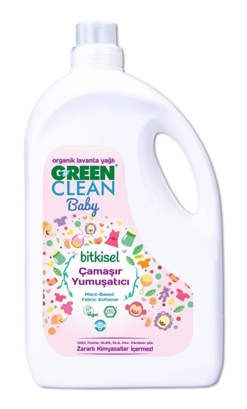 Nessiworld  Green Clean Baby Bitkisel Çamaşır Yumuşatıcı 2750 ml ürün görseli