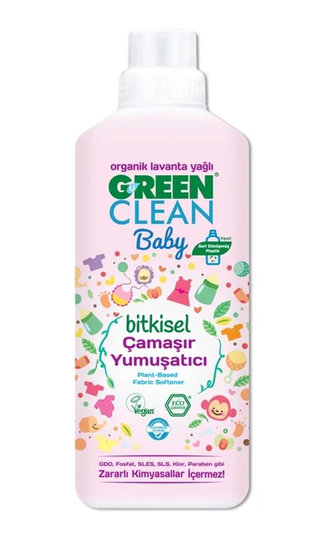 Nessiworld  Green Clean Baby Bitkisel Çamaşır Yumuşatıcı 1000 ml ürün görseli