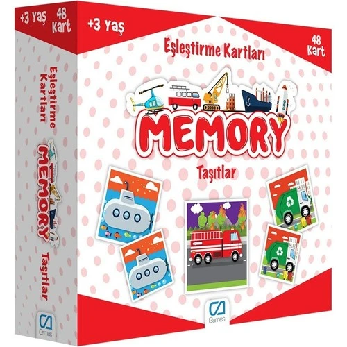 Nessiworld  Games Eşleştirme Kartları Taşıtlar 48 Kart 5038 ürün görseli