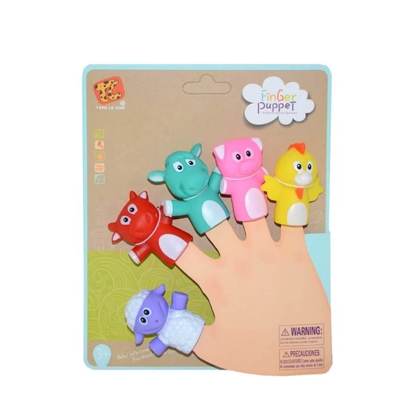Nessiworld  Finger Puppet Hayvan Figürlü Parmak Kuklası - Resim 3