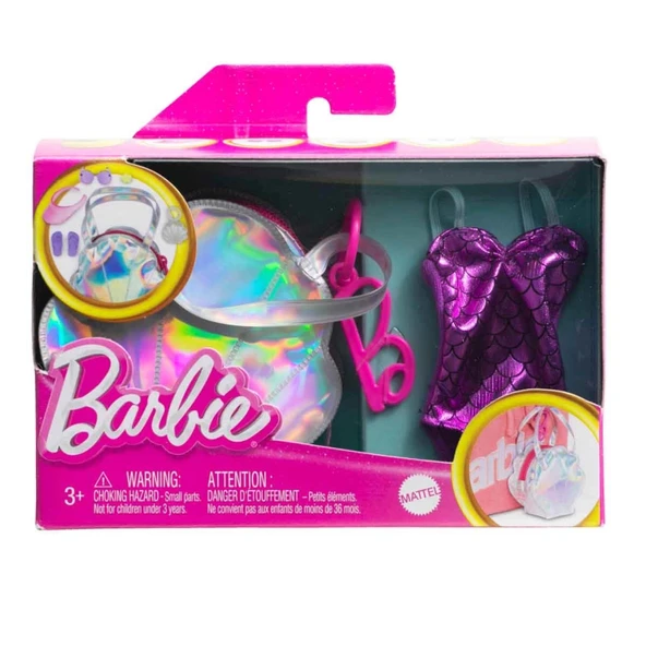 Nessiworld  Barbie’nin Mini Çanta Aksesuarları HJT42 - Plaj Günü - 5