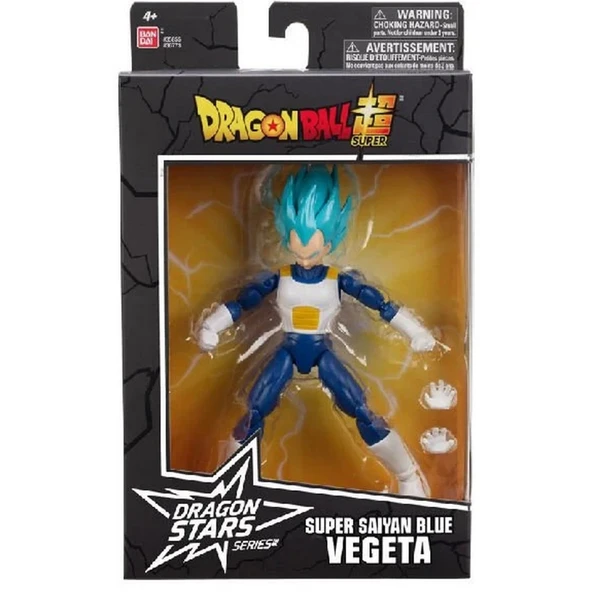 Nessiworld  Bandai Dragon Ball Super Saiyan Blue Vegeta Poz Verilebilir Figür 16 cm - 4