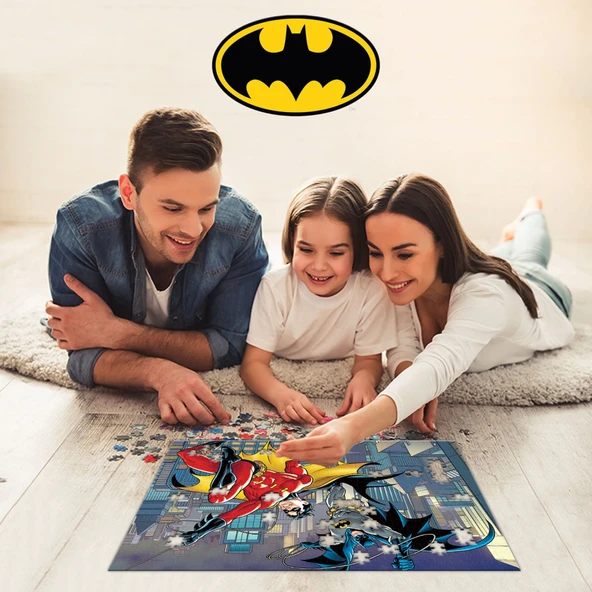 Nessiworld  Prime 3D - Batman ve Robin 300 Parça Yetişkin Puzzle 32710 - 2