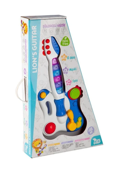 Erdem Oyuncak Nini Baby Sesli Işıklı Eğitici Müzikli Gitar ER-206 ürün görseli 1