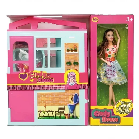 Nessiworld  Oydaş Cindy House Bebekli Oyun Evi 02617 - 3