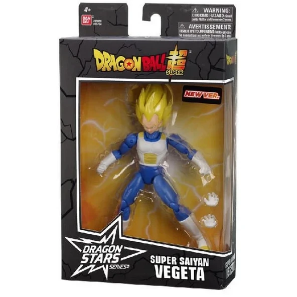 Nessiworld  Bandai Dragon Ball Super Saiyan Vegeta Poz Verilebilir Figür 16 cm - Resim 4