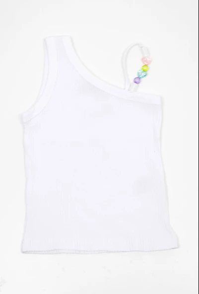 Kız Çocuk Askı Detaylı Crop WRG-4733 - Resim 6