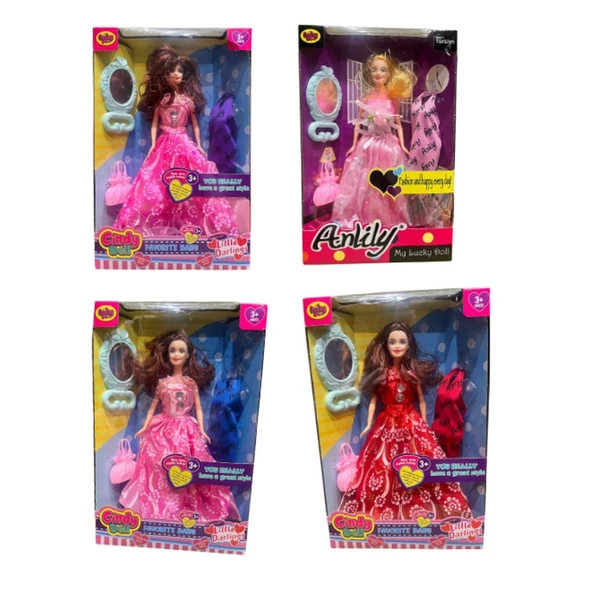 Nessiworld Oydaş Anlily Aynalı Çantalı Yedek Elbiseli Bebek 02280 - 3