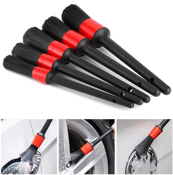 Araç Oto Detaylı Temizlik Fırçası Nano Kil Hamuru Seti 6 parça - 4
