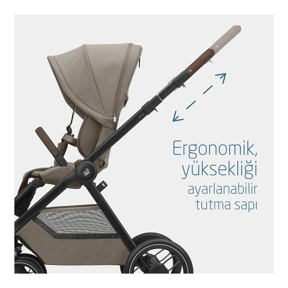 Oxford Çift Yönlü Seyahat Sistem Olabilen Bebek Arabası Twillic Truffle - Resim 10