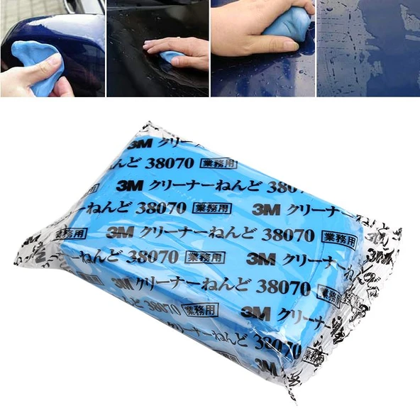 Araç Oto Detaylı Temizlik Fırçası Nano Kil Hamuru Seti 6 parça - 7