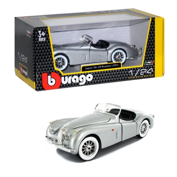 Nessiworld 22018 1:24 Burago Jaguar Xk 120 Roadster - 3