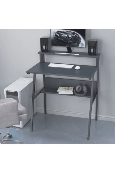 Lagomood Hodor Çalışma Masası Antrasit - Resim 2