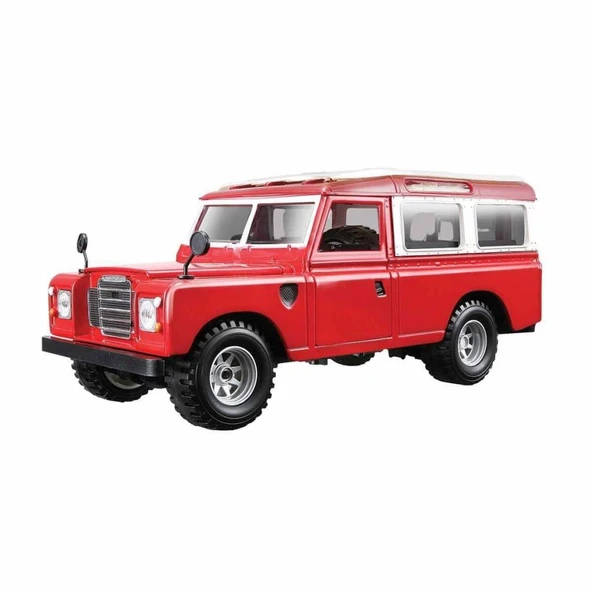 Nessiworld 22063 Land Rover Series II Model Araba 1:24 Kırmızı -Sunman - 2