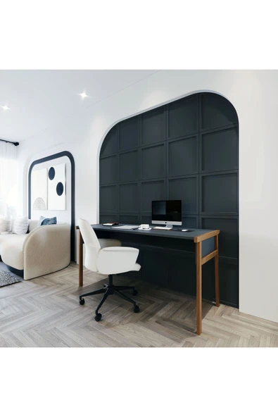 Lagomood Zenith Çalışma Masası 150cm Antrasit Ceviz - 2