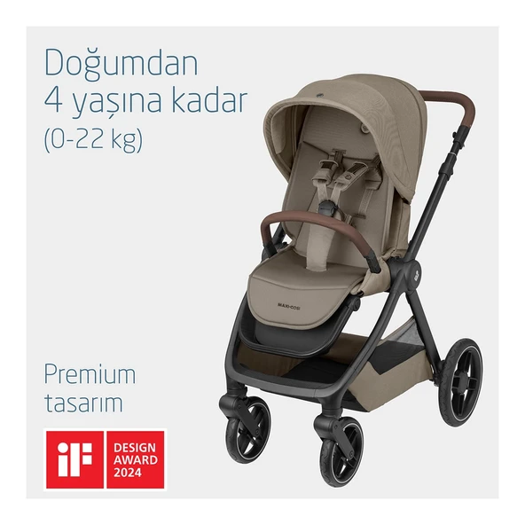 Oxford Çift Yönlü Seyahat Sistem Olabilen Bebek Arabası Twillic Truffle - Resim 4