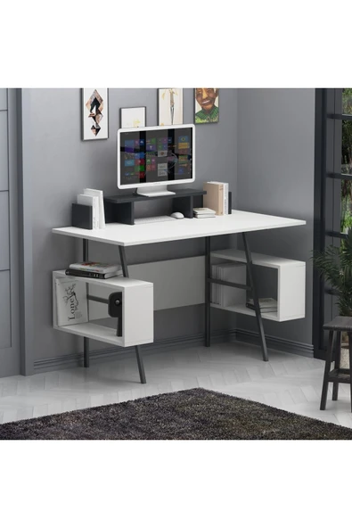 Lagomood I?rony Plus Çalışma Masası Beyaz