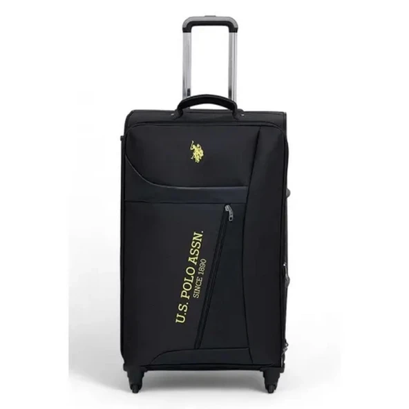 Nessiworld    U.S. Polo Assn. Siyah Kumaş Unisex Büyük Boy Valiz ürün görseli