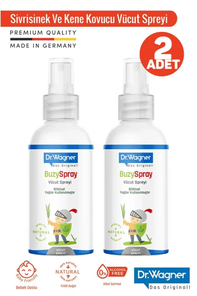 Dr. Wagner BuzzSpray Vücut Spreyi 100 ml 2 Adet
