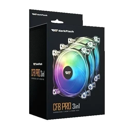 DF CF8 PRO 3in1 A-RGB Kasa Fanı - 3