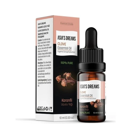 ASİAS DREAMS KARANFİL UÇUCU YAĞI 10 ML