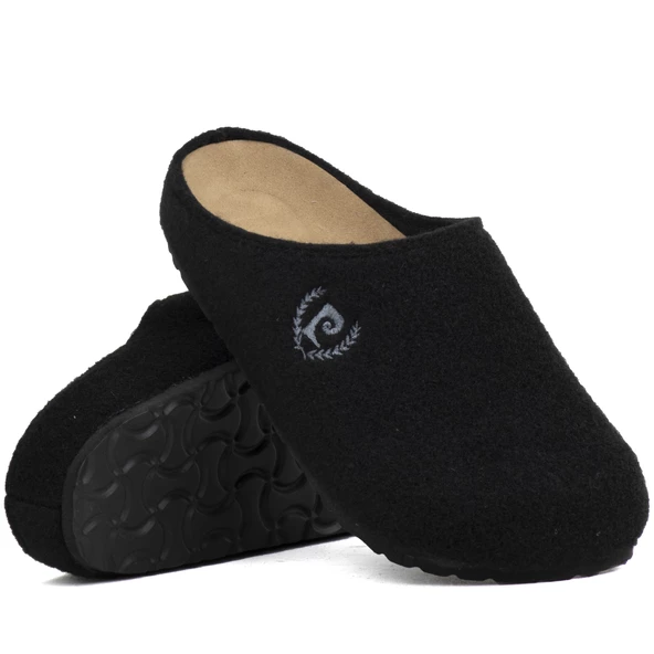 Pierre Cardin Ase Keçeli Rahat Sıcak Erkek Kadın Ev Terliği - 2