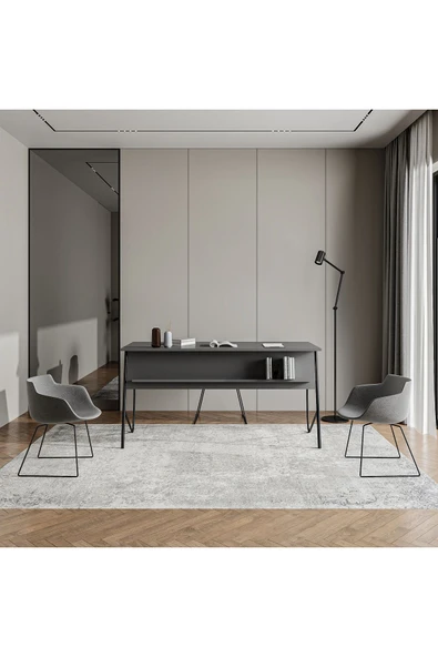 Lagomood Ella Ofis Masası 150cm Antrasit - 2