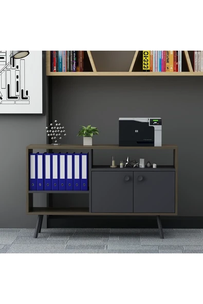 Lagomood Irony Maxi Ofis Takımı Antrasit Ceviz - Resim 3