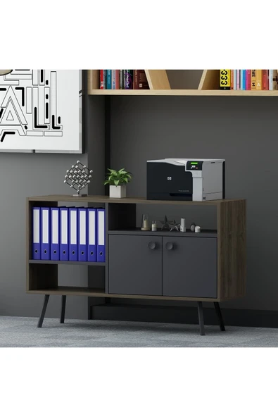 Lagomood Irony Maxi Ofis Takımı Antrasit Ceviz - Resim 6