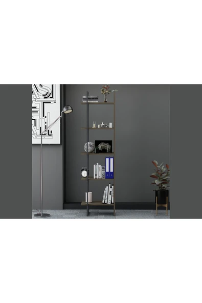 Lagomood İrony Joline Ofis Takımı Antrasit Ceviz - 5