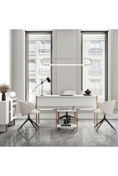 Lagomood Zenith Ofis Takımı Beyaz Meşe - 2