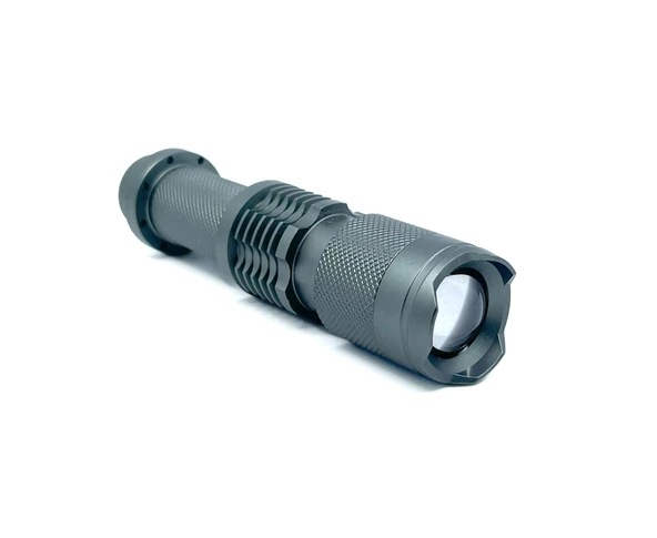 Zoom'lu Sarjlı Avcı Feneri - Gri - 3