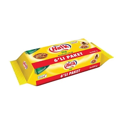 Halk Margarin Paket 6x250 Gr