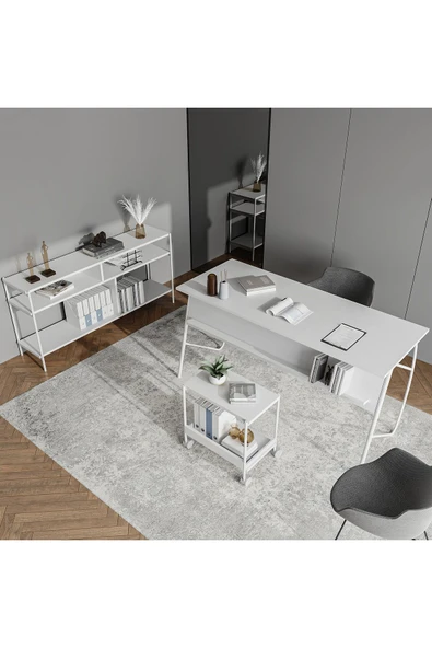 Lagomood Ellaa Ofis Dolabı Beyaz - 3