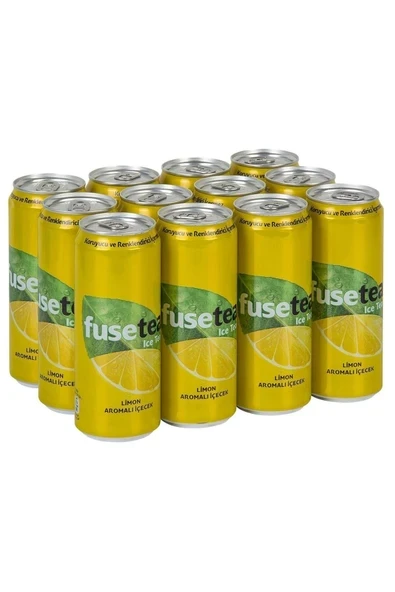 Fuse Tea Limon Aromalı Soğuk Çay 330 ml 12 Adet