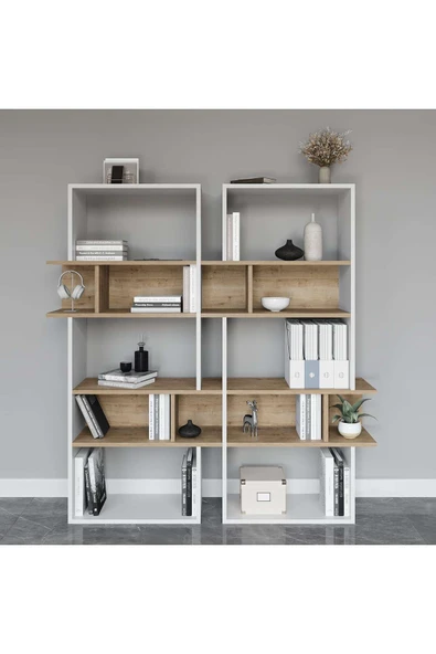 Lagomood İrony İnfy Ofis Takımı Beyaz Meşe - 4