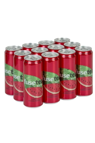 Fuse Tea Karpuz Aromalı Içecek Soğuk Çay 330 Ml X 12 Adet