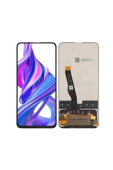Huawei Y9 Prime 2019 Uyumlu Lcd Ekran Dokunmatik Siyah Çıtasız