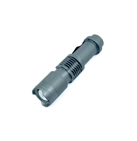 Zoom'lu Sarjlı Avcı Feneri - Gri - 4
