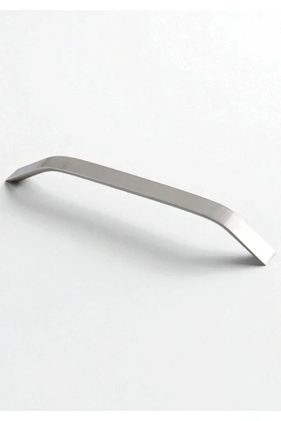 Şahin Alüminyum Metal Lüks Modern Mobilya Çekmece Mutfak Dolabı Kulpu İnox 128mm (5 Adet) - 2