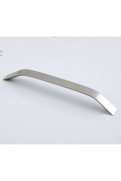Şahin Alüminyum Metal Lüks Modern Mobilya Çekmece Mutfak Dolabı Kulpu İnox 224mm (10 Adet) - 2