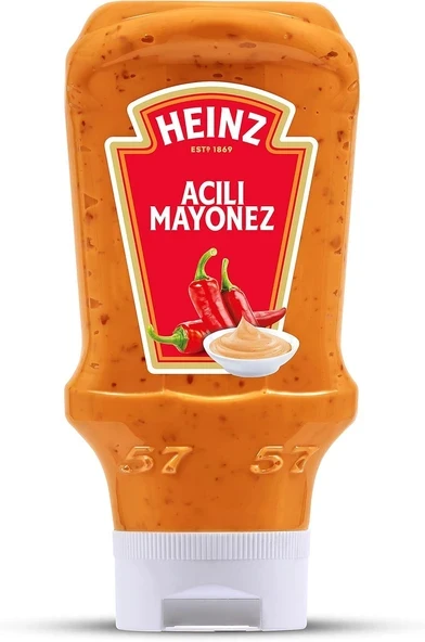 Heinz Acı Biberli Mayonez 400 gr 6 Adet