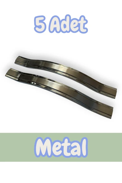 Gülcem Klas Alüminyum Metal Lüks Modern Mobilya Çekmece Mutfak Dolabı Kulpu İnox-Krom 192mm (5 Adet)
