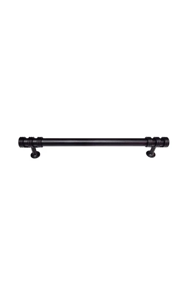 Nesli Alüminyum Metal Lüks Modern Mobilya Çekmece Mutfak Dolabı Kulpu Siyah 192mm - 1