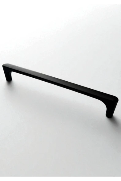 Saray Ağır Alüminyum Metal Lüks Modern Mobilya Çekmece Mutfak Dolabı Kulpu Siyah 160mm (5 Adet) - 6