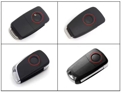 Volkswagen Polo Golf Passat Tiguan Arteon Touareg Caddy Jetta Beetle  Kumanda Logo Çap 14 mm 4 ADET - Resim 3