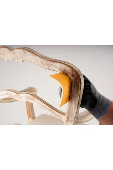 Smirdex Abrasoft Sünger Rulo Zımpara Kağıt Zımpara El Zımparası 115 mm (320 Kum) 2 Metre (1 Adet) - 6